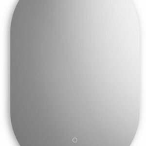 Eclipse Illuminated Oblong Bathroom Mirror 22" x 38" - Black MR1949-570-001 Kalia