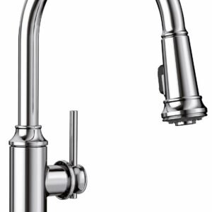 Empressa Kitchen Faucet with Pulldown Spray - Chrome 442501 Blanco