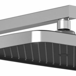 Kareo Plus 12" x 8" Rainshower Shower Head with Wall Arm - Chrome BF2155-110 Kalia