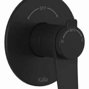 Moroka Plus/Premia 2-Way Thermostatic Valve Trim - Matte Black 107490-160 Kalia