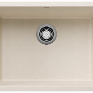 Precis 24 1 Bowl Silgranit Undermount Kitchen Sink - Soft White 402878 Blanco