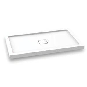 Kover 60" x 36" Acrylic Shower Base with Centre Drain - White BW1107-240 Kalia