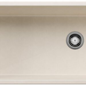 Diamond U Super 1 Bowl Silgranit Undermount Kitchen Sink - Soft White 402866 Blanco