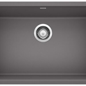 Precis 27 1 Bowl Silgranit Undermount Kitchen Sink - Cinder 401891 Blanco