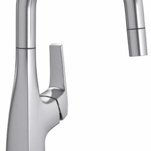 Rivana Bar/Prep Faucet with Pulldown Spray - Stainless 442682 Blanco
