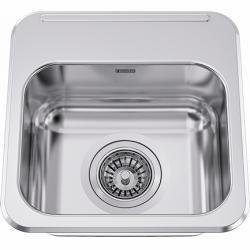 13-5/8" 1 Bowl Drop-In Kitchen Sink - Stainless Steel LBS9106-1 Franke