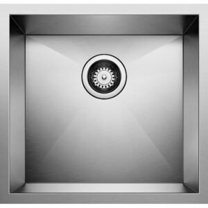 Quatrus U 1 Bowl Undermount Kitchen Sink - Stainless 402259 Blanco