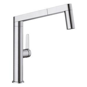 Panera Kitchen Faucet with Pullout Spray - Stainless 402043 Blanco