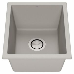Bacia 15" Granistone Undermount or Drop-In Bar Sink - Gris/Gray KS2118-330 Kalia