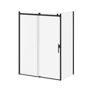 Koncept Evo 36" x 77" Return Panel for Corner Installation - Matte Black DR1791-160-003 Kalia