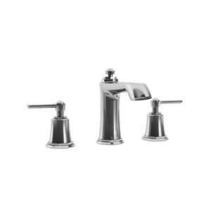 Rustik Widespread Bathroom Faucet and Overflow 1.5 GPM - Chrome BF1485-110 Kalia