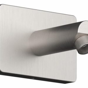 Folo 4" Wall Mount Shower Arm with Square Flange - Pure Nickel 107396-125 Kalia