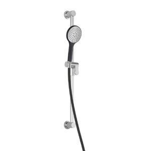 Kontour Hand Shower with Wall Bar - Black/Chrome BF1408-150 Kalia
