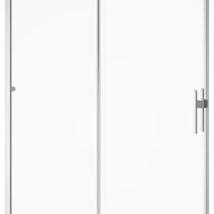 Koncept Evo (Door 1 of 2) 60" x 77" Fixed Panel Sliding Shower Door (Reversible) - Chrome DR2131-110-005 Kalia