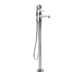 Rustik Freestanding Tub Filler with Handshower - Chrome BF1487-110 Kalia