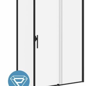 Koncept Evo 32" x 77" Return Panel for Corner Installation - Matte Black DR2052-160-005 Kalia