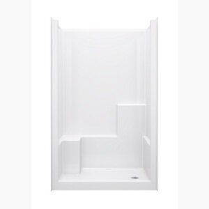Ledward II 48" x 31" RH Drain Shower Stall with LH Seat
 - White 4160-0 Hytec