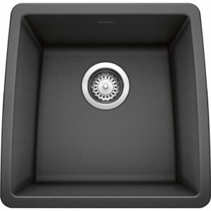 Performa U 1 Bowl Undermount Silgranit Bar Sink - Anthracite 401841 Blanco