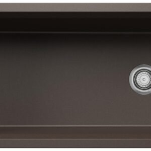 Inteos 33 1 Bowl Silgranit Undermount Kitchen Sink - Cafe 403889 Blanco