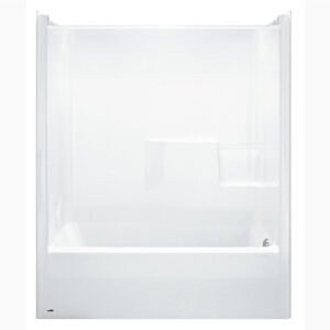 Bathcove 60" x 32" LH Drain Tub & Shower
 - White PA33-0 Hytec