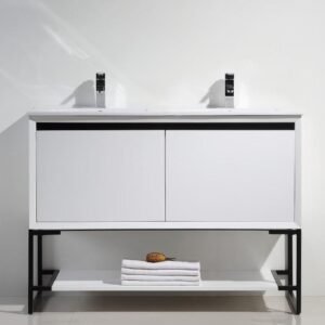 Modric 48" Wall Hung Vanity (Base Available and Sold Separately) - White DC770N-48S-W Duval
