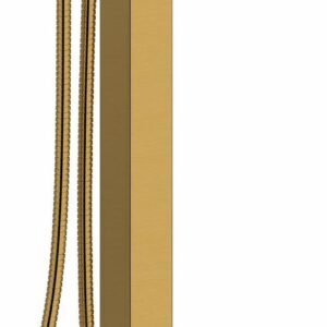 Reflet Single Hole Floor Mount Tub Filler Trim - Brushed Gold TRF39BG RIOBEL