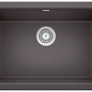 Ikon 27 1 Bowl Silgranit Undermount Apron Front Kitchen Sink - Cinder 402236 Blanco