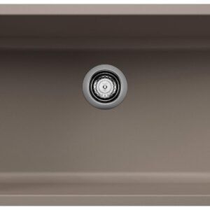 Precis 30 1 Bowl Silgranit Undermount Kitchen Sink - Truffle 403915 Blanco