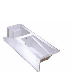 Rockford 108" x 37" LH Shower & Tub Combination
 - White AC10837-0 Hytec
