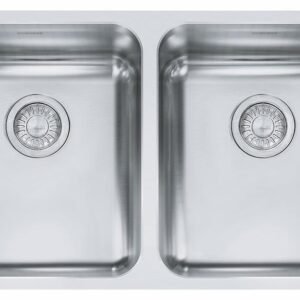 Grande 32-7/8" 2 Bowl Undermount Kitchen Sink - Stainless Steel GDX12031-CA Franke