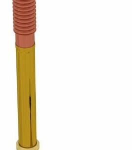 Clicker Brass Extended Offset Waste & Overflow - Chrome 314Q-20CP +osb