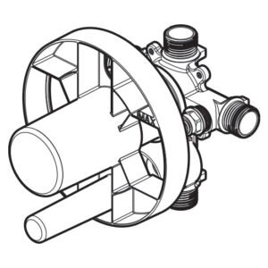 1/2" Pressure Balance Rough-In Valve with Diverter 101573 Kalia