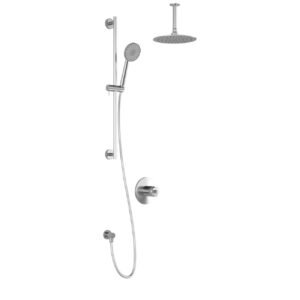 Cite TCD1 Thermostatic Coaxial Shower System with Vertical Ceiling Arm (less Valve) - Chrome BF1717-110-001 Kalia
