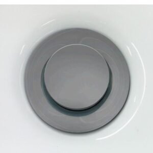 Push Drain for Bathroom Sink with Overflow - Chrome AC1327-110 Kalia