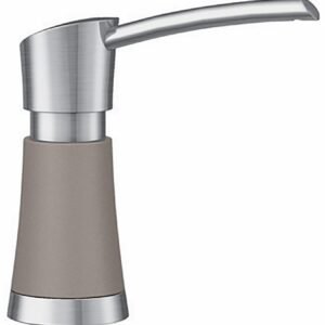 Artona Soap Dispenser - Stainless/Truffle 442053 Blanco