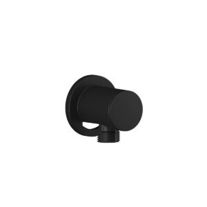 Round Wall Outlet - Matte Black 106192-160 Kalia
