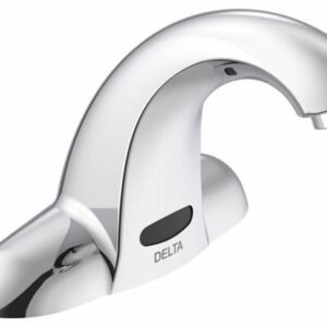 4"cc Battery Operated Electronic Bathroom Faucet - Chrome 591TF1250 Delta Commercial