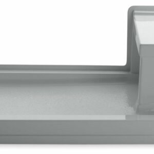 Tresham 60" x 32" Acrylic Shower Base With RH Seat and LH Drain - Ice Grey 1977-95 Kohler