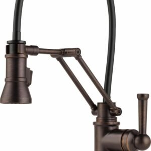 Artesso Articulating Kitchen Faucet with Pulldown Spray - Venetian Bronze 63225LF-RB Brizo