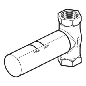 3/4" Volume Control Rough-In Valve 101563 Kalia