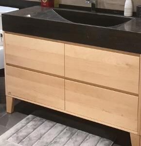 Addison 36" Console (Cabinet Only) - White Oak VNG-036-WAW-O Stonewood Cabinetry