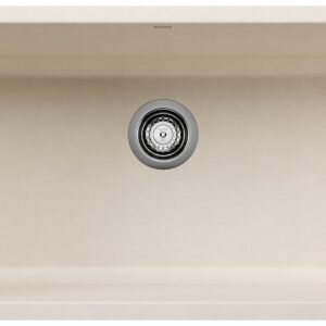 Precis 30 1 Bowl Silgranit Undermount Kitchen Sink - Soft White 403918 Blanco