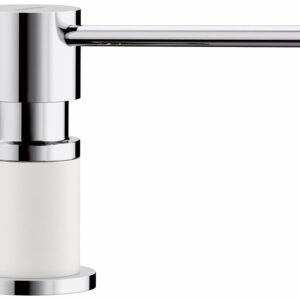 Lato Kitchen Soap Dispenser - Chrome/White 402307 Blanco