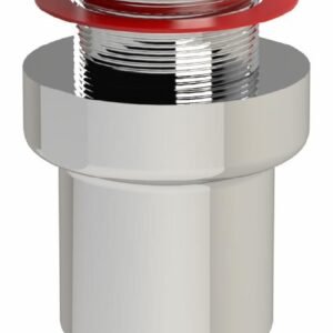 Extended Length Clicker Bathroom Vessel Sink Drain with Overflow - Chrome 3500QX-CP +osb