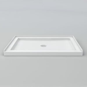 36" x 36" Single Threshold Shower Base 3-7/8"H - White 63112A Acritec