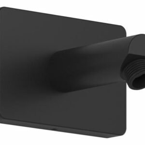 Folo 4" Wall Mount Shower Arm with Square Flange - Matte Black 107396-160 Kalia