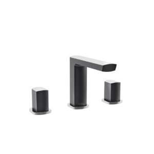 Grafik Widespread Bathroom Faucet 1.5 GPM - Black/Chrome BF1473-150 Kalia