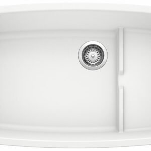 Performa Cascade 1.5 Bowl Undermount Silgranit Sink - White 402141 Blanco