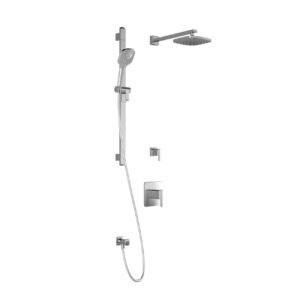 Grafik T2 Thermostatic Shower System with Wall Arm (less valves) - Chrome BF1364-110 Kalia