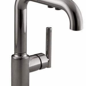 Purist Kitchen Faucet with Pullout Spray - Vibrant Titanium 7506-TT Kohler